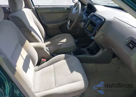 2000 Honda Civic Lx z USA, uszkodzony, nr VIN 1HGEJ6571YL067035